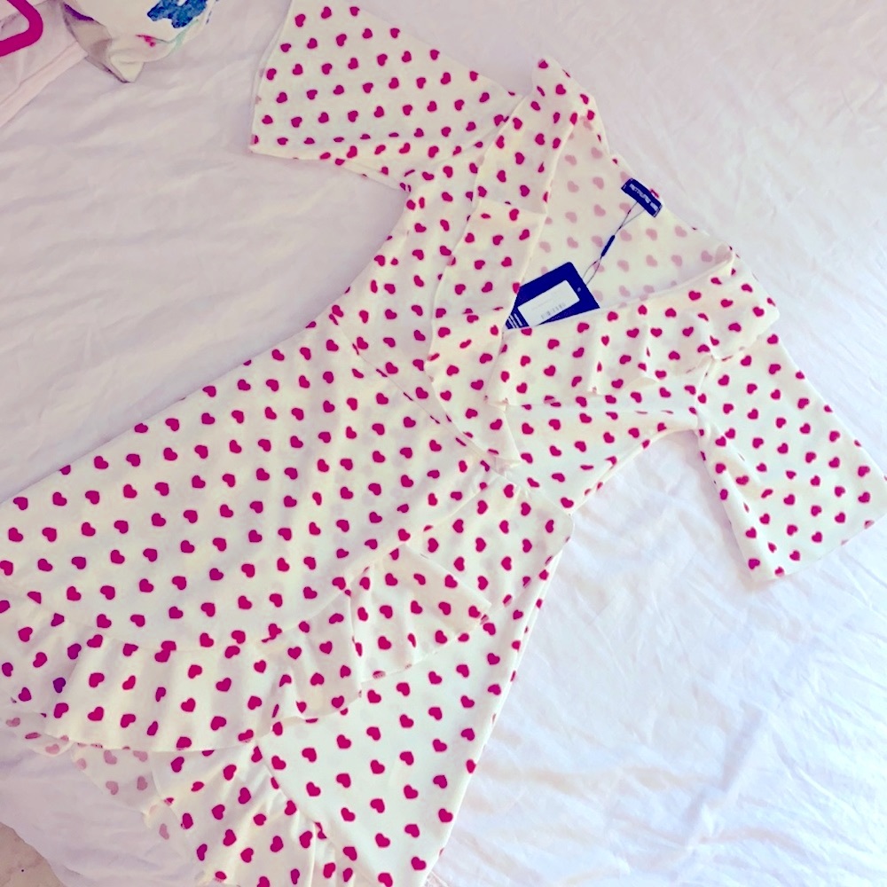 Heart mini dress